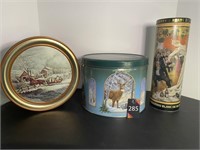 Currier & Ives Tin & Misc