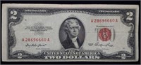 1953 $2 Red Seal Legal Tender High Grade Note