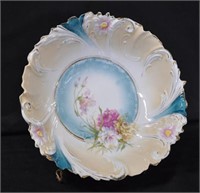 Unmkd RS Prussia 10" dia china bowl