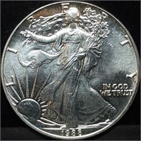 1988 1oz Silver Eagle Gem BU