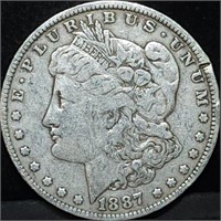 1887-O Morgan Silver Dollar