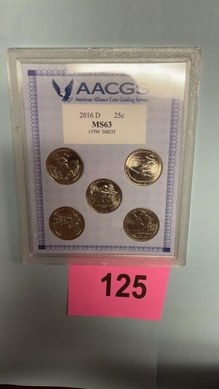 AACGS Set of 2016 Quarters D