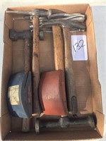 Flat of Body Shop Hammers
