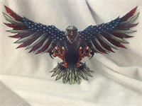 Metal Eagle w/ Patriotic wings