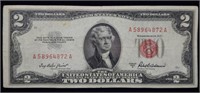 1953 A $2 Red Seal Legal Tender High Grade Note