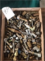Flat of brass and metal Fittings