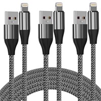 3 Pieces Size 10 ft iPhone Charger Cord Lightning