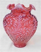 VTG large Fenton 9 1/2" T vase