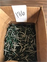 Box of 1.5" Forest Green Tin Screws