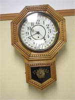 Oak 31-Day Key Wind Clock