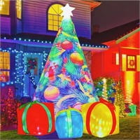 COMIN 7 FT Christmas Inflatables Santa Outdoor