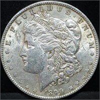 1890 Morgan Silver Dollar BU