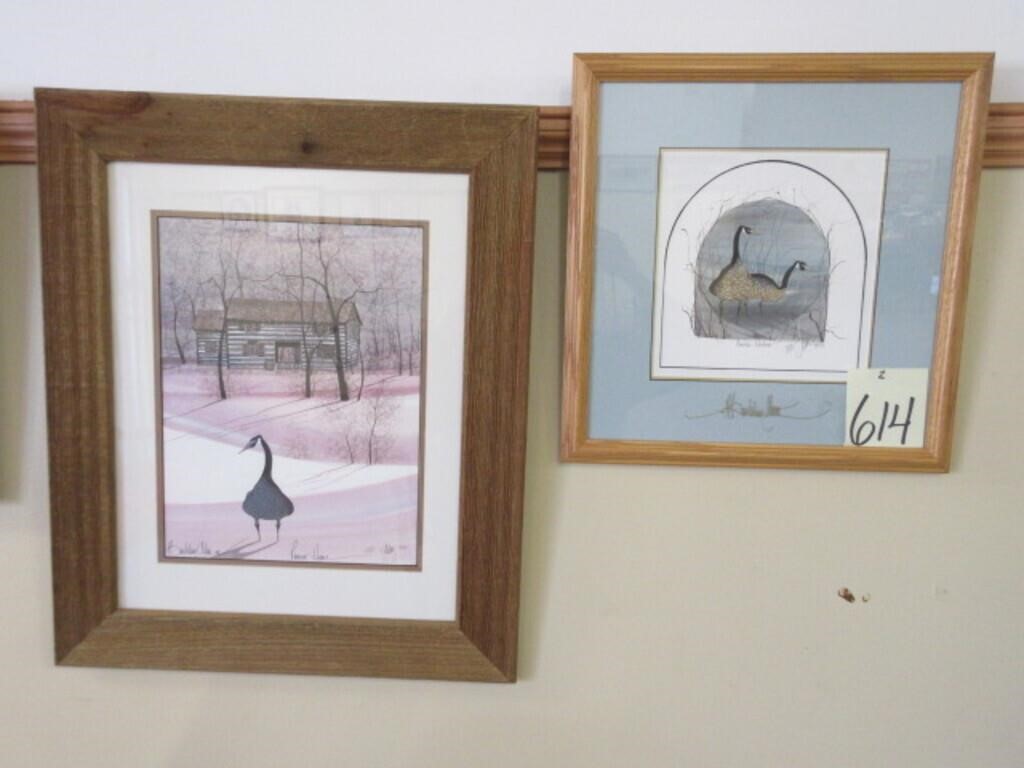 (2) P. Buckley Moss Framed Pictures