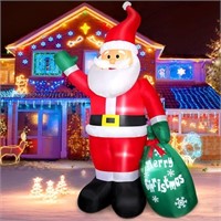 8FT Christmas Inflatable Santa Claus Outdoor