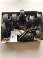 flat of 8 casters