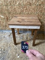 Primitive Wood Table 24"x22"x26"H
