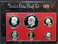 1978 US Mint Proof Set w/ Ike Dollar