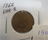 1866 Indian head cent