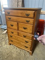 Kling 8 Drawer Dresser with Glass Top 37"x52"H