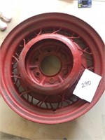 Antique spoke wheel