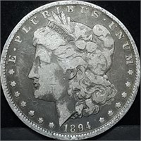 1894-O Morgan Silver Dollar