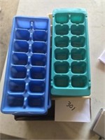 flat of ice cube trays