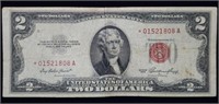 1953 $2 Red Seal Legal Tender STAR Note