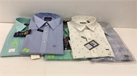 (5) mens dress shirts size XL. With tags