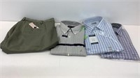 Mens dress shirts and pants. Pants are size