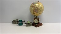 Vintage Replogle 9’’ world globe with weather