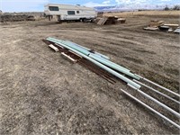 Stainless steel 3/8 tubing, 4 1 inch steel rods