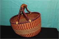 Handmade Woven Basket 10"x15"