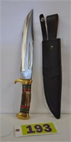 Large Marbles 17" stag fixed blade w/ sheath