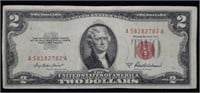 1953 A $2 Red Seal Legal Tender High Grade Note