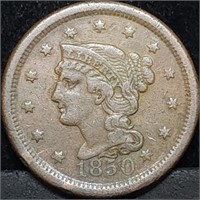 1850 US Large Cent