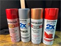 MOSTLY FULL RUSTOLEUM PAINT