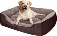 PUPPBUDD Dog Beds for Extra Large Dogs, Rectangle