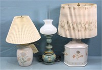 (3) Table Lamps