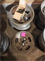 3 aluminum US vintage mag wheels