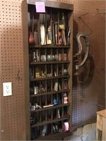 Cabinet of miscellaneous items