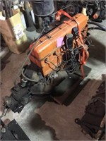 chevy 6 cylinder motor complete with transmission
