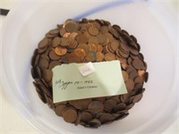 15.5 pounds copper Memorial cents