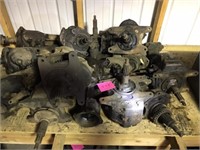 lot of 9 manual transmissions and some parts