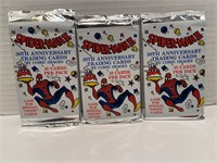 3 X Unopened Packs 1992 Spider-Man II