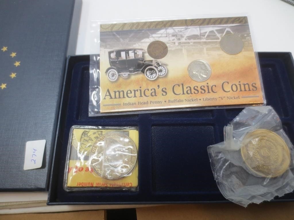 America Classic coins, Kennedy & Legion coins