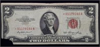 1953 $2 Red Seal Legal Tender STAR Note