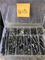 Container of lag bolts