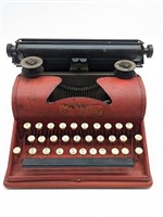 Red Tom Thumb Tin Child's Toy Typewriter