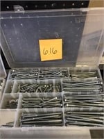 Container of lag bolts