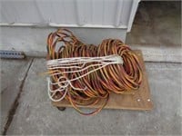 Roll of copper electric wire for well pump